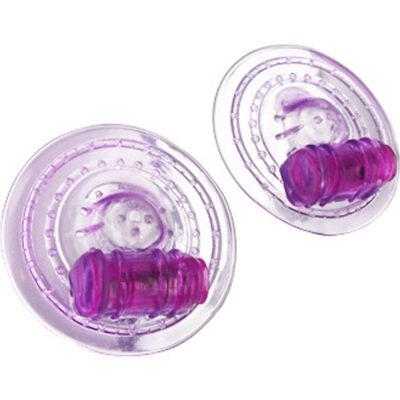 Razzles Vibrating Nipple Pads - Purple